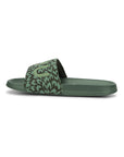Nyra Green Sliders - Women