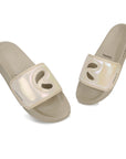 Alara Women’s Beige Light Festive Sliders