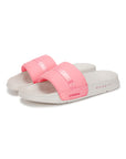 Orla Pink and White Sliders- Women