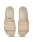 Orla Beige Sliders- Women
