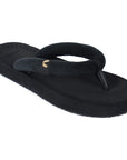 Plush Black V-Straps -Women