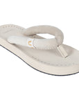 Plush Beige V-Straps -Women