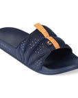Turbo Navy Blue Sliders - Men