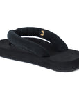 Plush Black V-Straps -Women