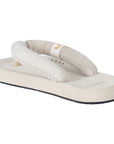 Plush Beige V-Straps -Women