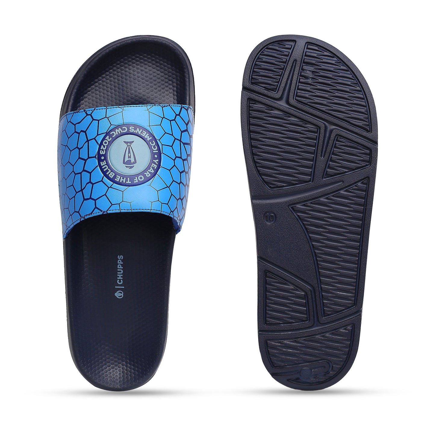 CHUPPS x ICC Men's Cricket World Cup'23 Men’s Sliders With ERGO-X