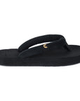Plush Black V-Straps -Women