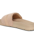 Stitch Beige Sliders -Women