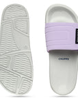 Quilt Bloom Purple Sliders -Women