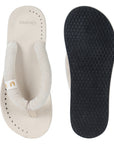 Plush Beige V-Straps -Women