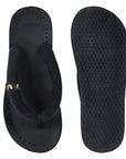 Plush Black V-Straps -Women