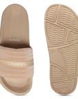 Stitch Beige Sliders -Women