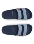 Chupps Zella Sky Blue Denim Sliders - Women