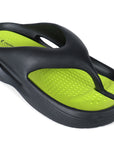 Dune Black Neon Green V-Strap