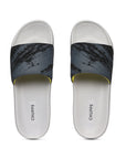 Top view of Roadster Grey Sliders on a neutral background