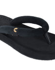 Plush Black V-Straps -Women