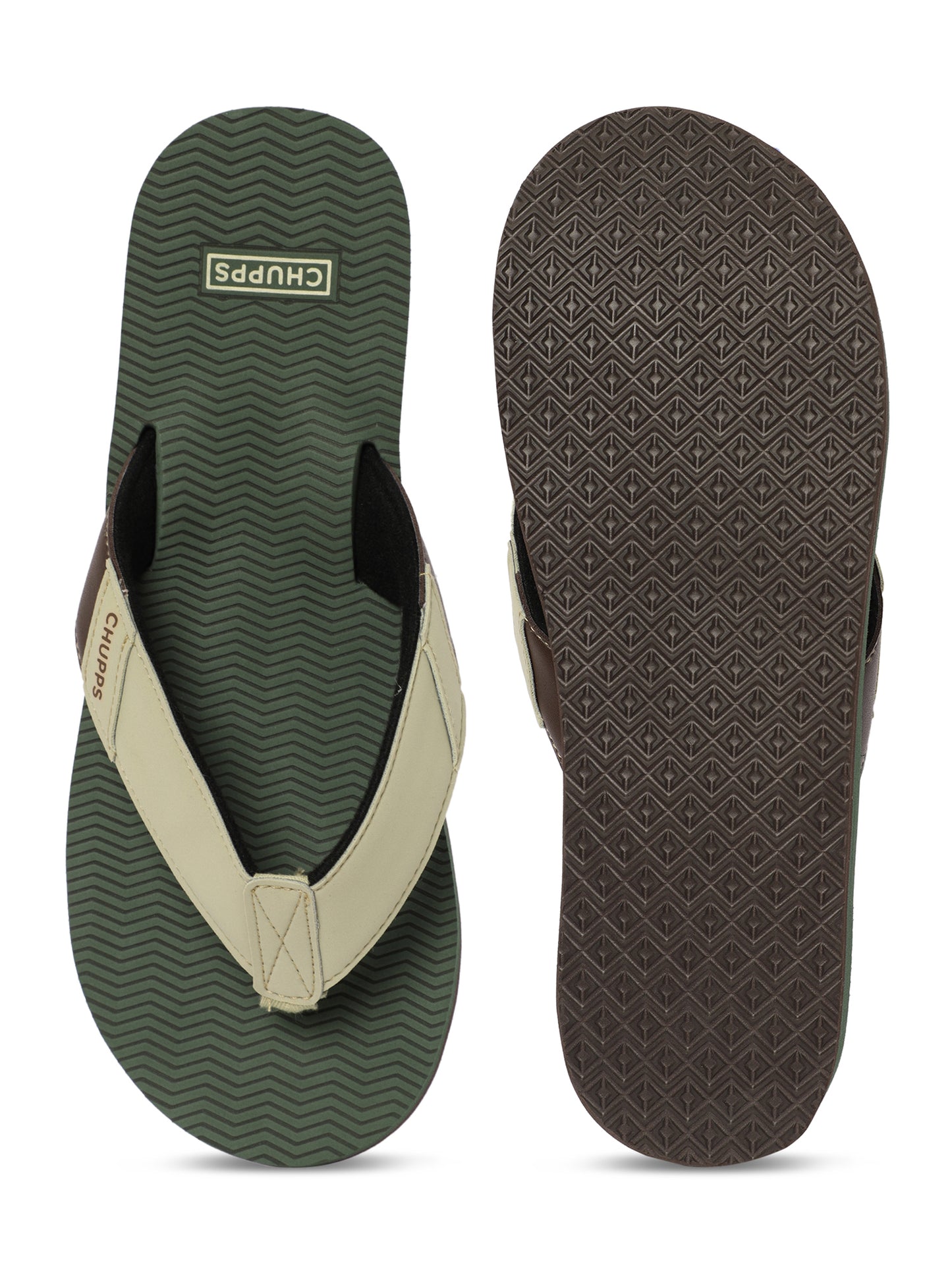 Chupps Wyld Solid Uro Foam Comfort Men's Flip flop