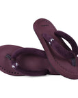 Plush Purple V-Straps -Women