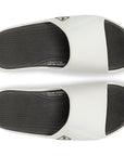 Close-up of textured, slip-resistant outsole