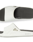 Side angle and top view showing dual-density cushioned sole