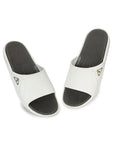 Stride White Sliders - Men