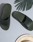 Stride Olive Sliders