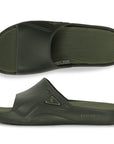 Stride Olive Sliders