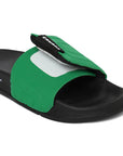 Quilt Bloom Green Sliders -Women