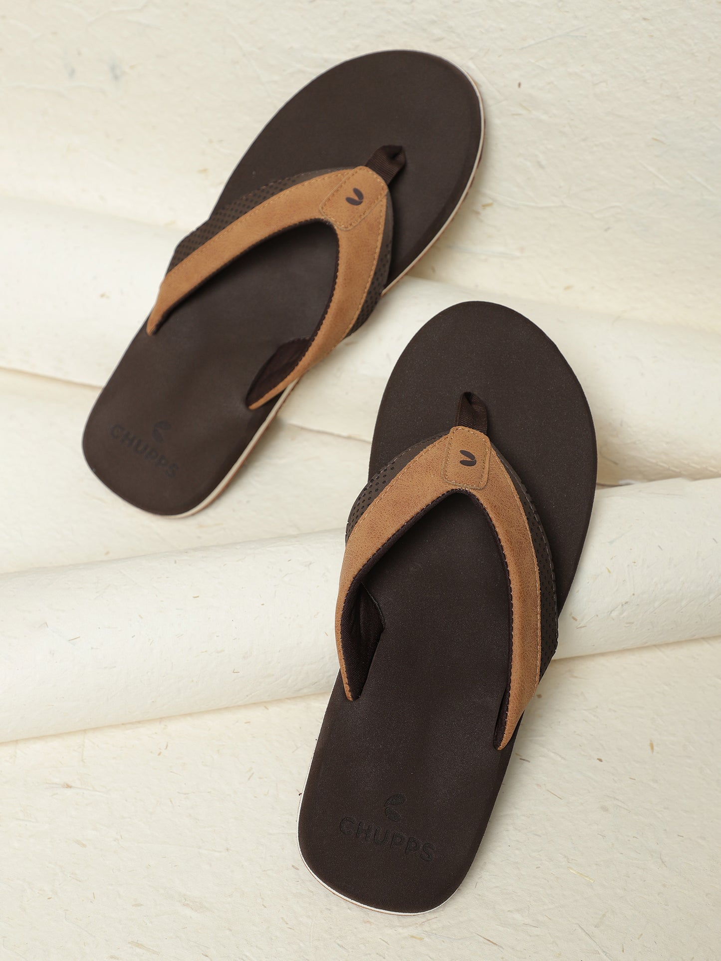 Chupps Wyld Solid Uro Foam Comfort Men's Flip flop