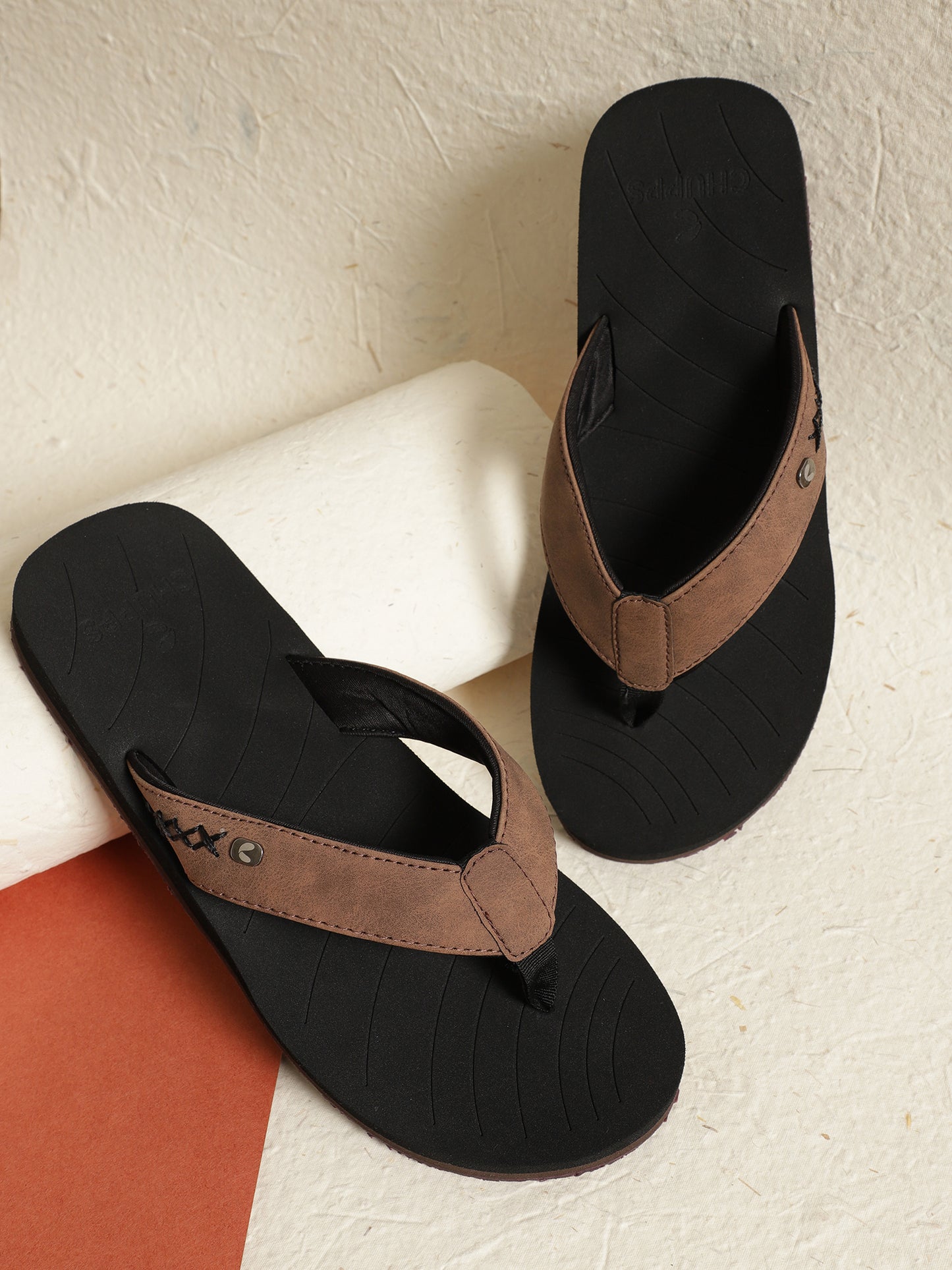 Chupps Wyld Solid Uro Foam Comfort Men's Flip flop