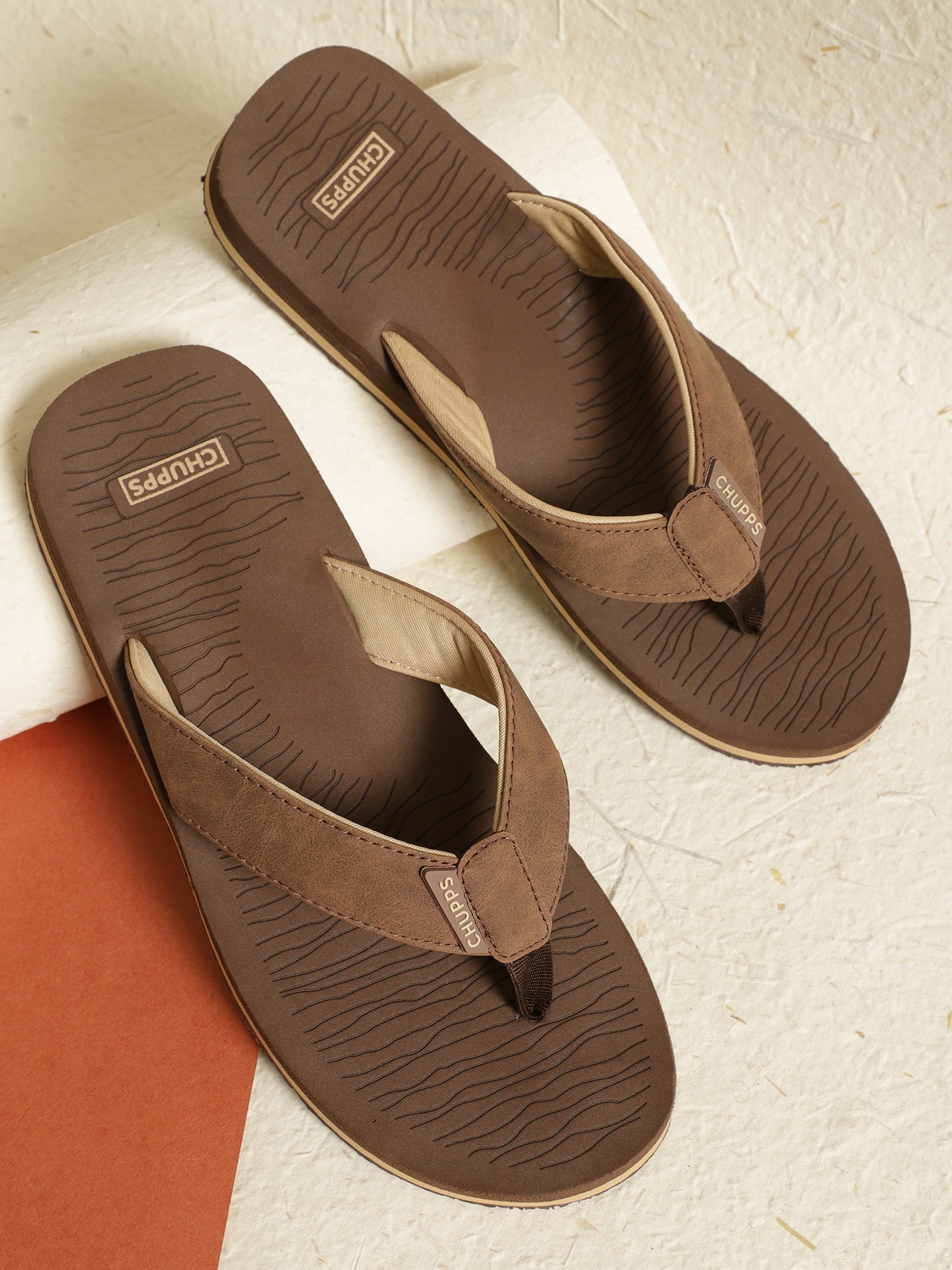 Chupps Wyld Solid Uro Foam Comfort Men's Flip flop