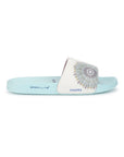 Chupps X Gujarat Titans Arka White Sliders -Women
