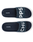Flame Navy Blue Sliders