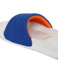Classic Quilted Blue & Grey Sliders