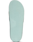 Bold green slip-on sliders for men with traction sole