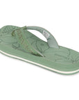 Flora Green Flip-flops -Women
