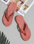 Flora Peach Flip-flops -Women