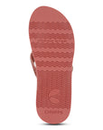 Flora Peach Flip-flops -Women