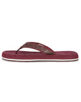 Flora Maroon Flip-flops -Women