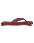 Flora Maroon Flip-flops -Women
