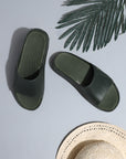 Stride Olive Sliders