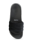 Cloud Cozy Black Sliders -Women