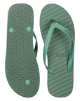 Banana Leaf Monochrome Sycamore Flipflops