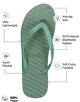 Banana Leaf Monochrome Sycamore Flipflops