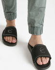 Close-up showing grippy rubber tread for outdoor use.