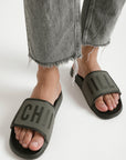 Close-up of ErgoX Plus footbed for cushioning and shock absorption.