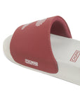 Close up of FOAM 6 strap with maroon lining