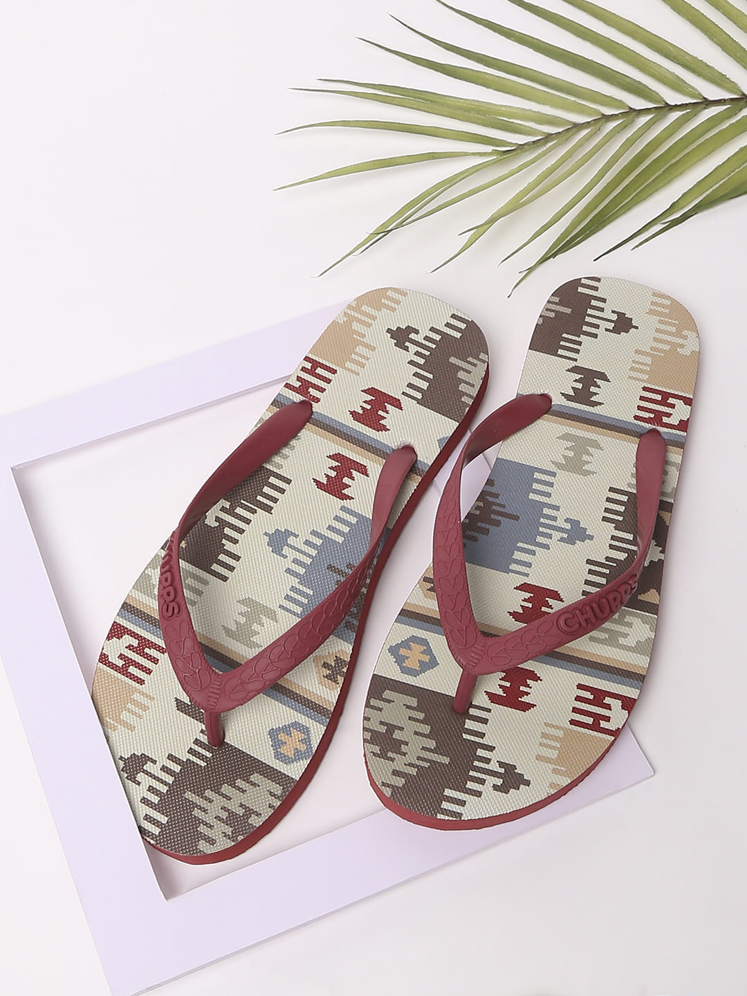 Chupps Kaleen Kilim Womens Flip Flops