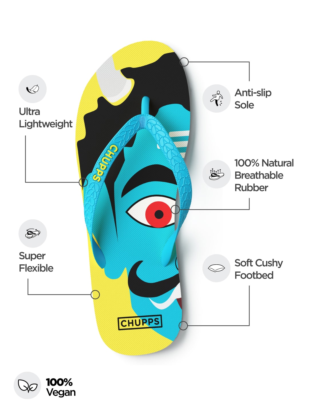 Chupps Nazarbattu Unisex Flip Flops