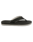 Curve Black V-Strap side view showing URO Foam footbed and dotted sole.